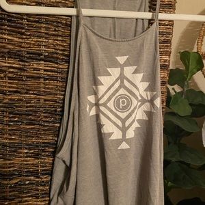 Light sage green gray tank